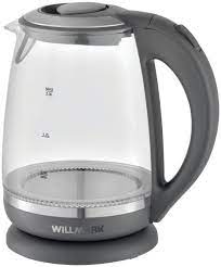 Чайник WILLMARK WEK-2005G 2.0л пов. на 360 градусов, LED-подсв., 2200Вт Х676192