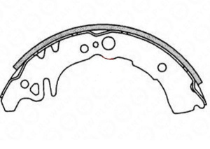 А4-9 Барабанные тормозные колодки GS-00037 FN-0037 (G-brake)