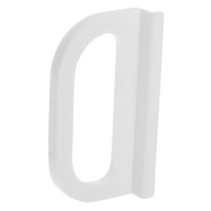 Ручка большая, овальная, прозрачная (для м/с)  01393