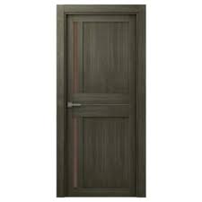 Дверное полотно экокрафт  ГЛЛайт 25 Дуб муссон белый сатинат 60х2м 898419