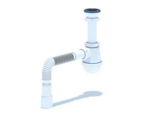 Сифон А0515 1 1/2" 40 с гибк. трубой 40*40х50 62960