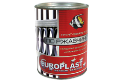 Грунт-Эмаль по ржавч. 3в1 темно- зеленая 0,9 кг EUROCLASS 968679