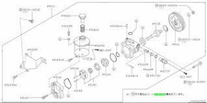 (РК-2) Ремкомплект насоса ГУР 49591-VW025  