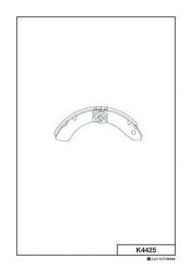 А3-11 Колодки тормозные барабанные K-4425  (K-425) KASHIYAMA