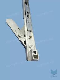 Шпингалет для пластиковых дверей, с ответной планкой, неокрашенный 1030473