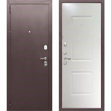 Дверь металлическая  ТАЙГА 9 см Белый Клен (960R) 1023673