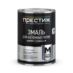 Эмаль акриловая д/бетонных полов "Престиж" коричневая 1кг 9670824
