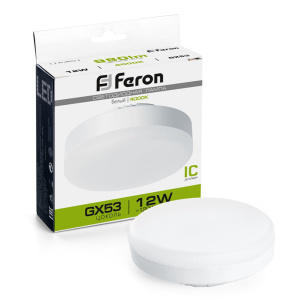 Лампа светодиодная Feron LB-453 GX53 12W 175-265V 4000K ОБ007482