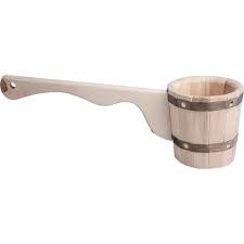 Ковш банный бондарный 0,6л 19604