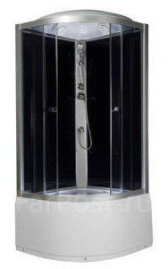 Душевая кабина SRGF-130NB высокий поддон, тонированные стёкла 800*800*2150мм 04919