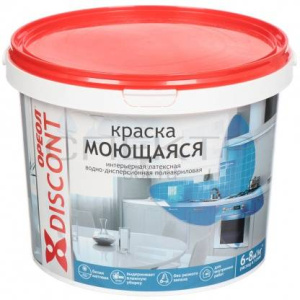 Водоэмульсионная краска дисконт "ОРЕОЛ" моющаяся 13кг 50362