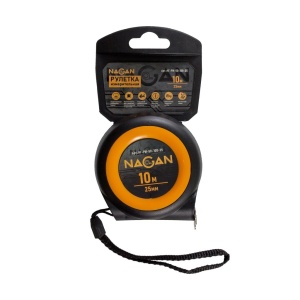 Рулетка PR измерительная 10 м 25 мм корпус пластик АБС с автофиксацией магнитный зацеп 1031906