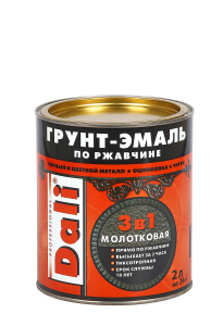 Грунт-эмаль по ржавчине DALI оранжевая RAL2004 2л 970344