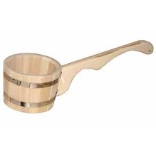 Ковш банный бондарный 1,5л 18980