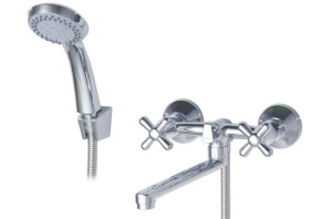 Смеситель д/ванны, буксовый SWES RESTA 2RBEL6 23611