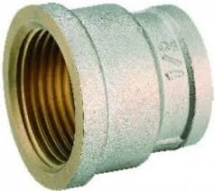Муфта переход. 1/2-1 латунь AguaFit Х766736
