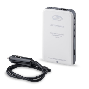 Преобразователь напряжения-инвертер Autovirazh AV-015100, 12 В-220 В, USB (9406883) ИН77195