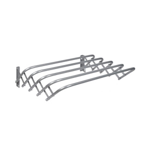 Сушилка для белья настенная 1,2 м серебро/белая СН120 906305