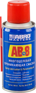 ЧЗСмазка-спрей многоцелевая проникающая ( 200мл) ABRO MASTERS ОБ07773