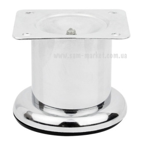 Опора мебельная  хром Ф50*Н-60 7.5.3 123899
