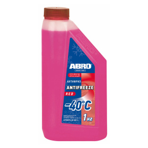 Антифриз "ABRO" красный G12 -40C (1кг) AF-651-L
