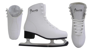 Коньки фигурные белые Princess р.33 (PW-215-2) 992285