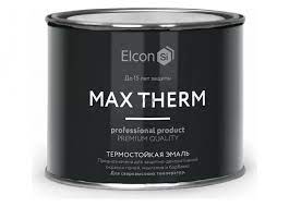 Эмаль термостойкая 0,8кг Elcon  700 градусов серебристый 905674