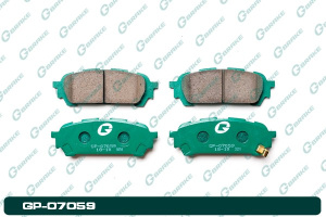 А4-6 Дисковые тормозные колодки GP-07059 PF-7801 (G-brake)