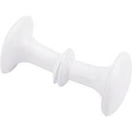 Ручка-кнопка РК1-7 пластмасса белая 57326