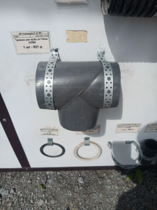 Тройник для трубы D 110мм 102986