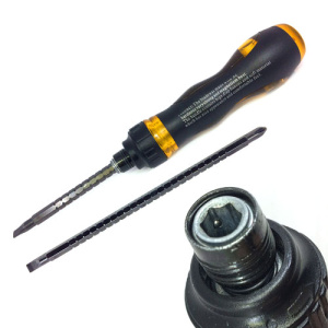 Отвертка - перевертыш большая с трещеткой +/- 898624