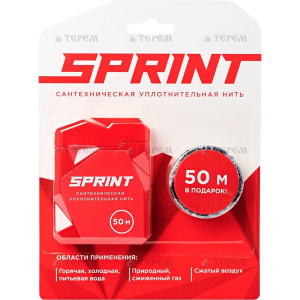 Нить сантехническая Sprint 50м, блистер 69058