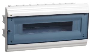 Бокс ЩРВ-П-18 модулей пластик  IP41 03184