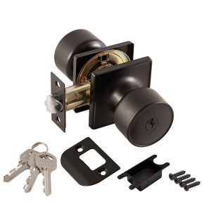 Ручка защелка DK772/BL BL-ET (кл./фик.) черный (58401) (PUNTO) 017030