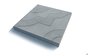 Плитка тротуарная серая "Фантазия" 30х30х3см (вес 6кг) 08483