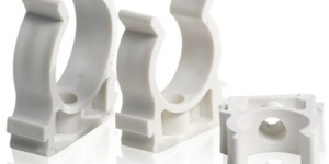 Крепление для труб скоба пластиковая Ф12-16мм 14140