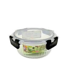 Емкость 0,95 л, с герметичной крышкой, круглый, жаропрочное стекло,WAVE 041158