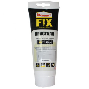 Клей "Момент Монтаж Кристалл FIX 185гр 39139