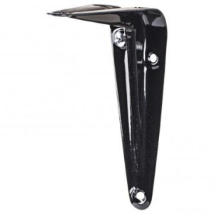 Уголок для полок 300*250мм черный 822395