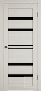 ПОД ЗАКАЗ Дверное полотно Атум Про Х26 800x2000 Artic oak Black gloss 38585