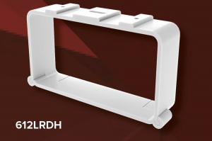 Держатель плоских каналов 120*60 с замком 612LRDH 36944