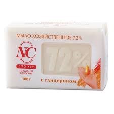 Мыло хозяйственное 72% 180г   981142