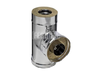 Сэндвич тройник FERRUM D115-200мм/90гр/H430мм/s0.5мм 89073