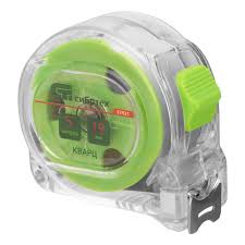 Рулетка Кварц прозрачный корпус амортизатор 3м х16мм 32520 Сибртех ОБ57012