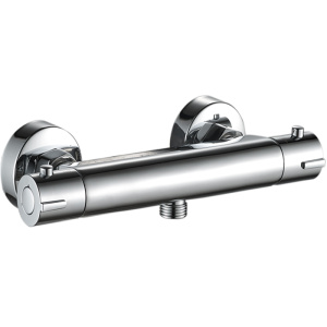 Смеситель д/ванны Haiba HB20809, термостатический, без излива, шланг 1,5м , латунь, хром 25257