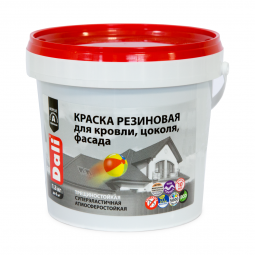 Краска резиновая ЗЕЛЕНЫЙ МОХ 3кг 9668654