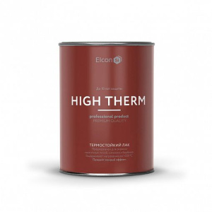 Лак термостойкий 1л Elkon 09030