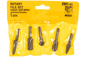 Набор бор-фрез для дрели  5шт.  2991-Н5