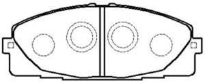 А4-8 Дисковые тормозные колодки FP1067 FIT PF-1516