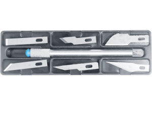 Резак по дереву со сменными лезвиями, 7 шт. 43423